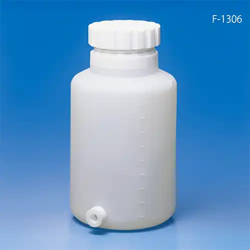 PFA thick-walled wide mouth bottles with boss / 두꺼운PFA하구광구병