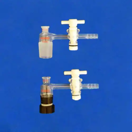 CR-2028-01, 02, 03, Vacuum Adapter, with Teflon stopcock or without Teflon stopcock, Cleanse-free/ 진공아답터