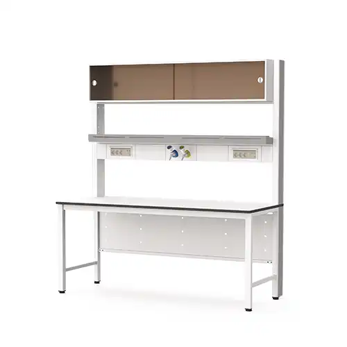 LT-M-W1, LT-S-W1, LT-S-W1-L, LT-C-W1, LT-C-W1-L, Multi-functional Steel Laboratory Table, Wall side type / 다목적 철재 실험대, 벽면형