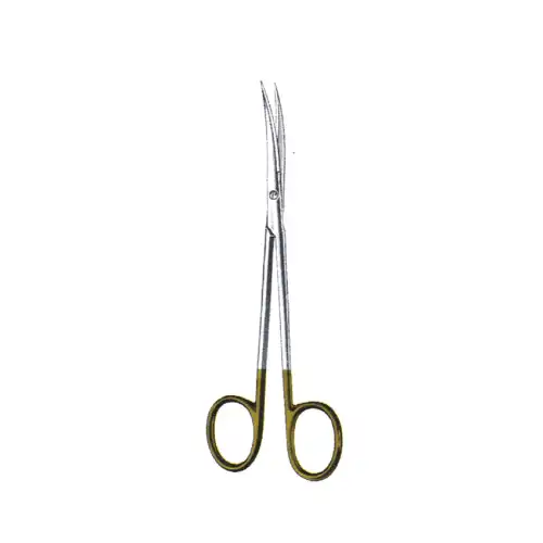 TC Metzenbaum Scissor SharpCurved, 골드 메젠바움 가위 Sharp 곡 14cm