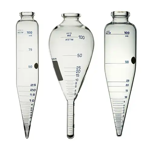 Witeg® ASTM Centrifuge Tube, with Standard Graduation for Oil, 100ml ASTM 표준 Oil 원심관