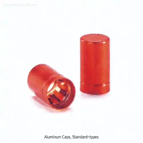 Witeg® Aluminum Cap, for Aerobic Culture Vessels OD 15 ~ 39mm Neck For Culture Tube Flask • Bottle, Aerobic, 알루미늄 컬쳐 캡, 호기성