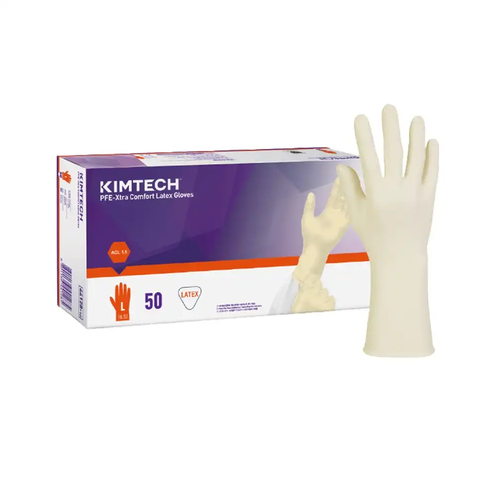 KIMTECH™️ 킴테크 PFE Xtra 컴포트 라텍스(Latex) 글러브