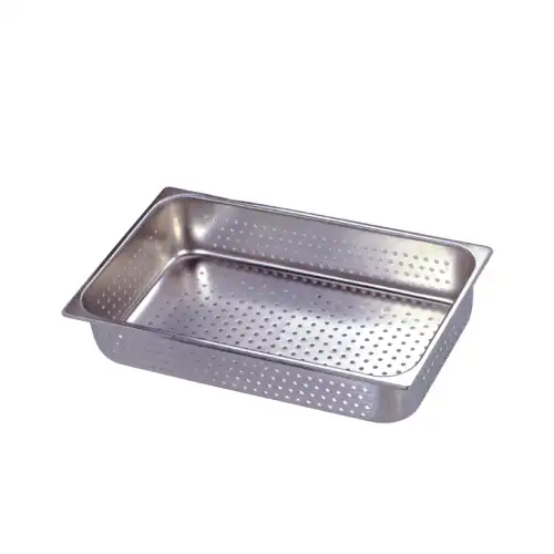 Perforated Sterilization Tray, 소독 밧드(전체타공)