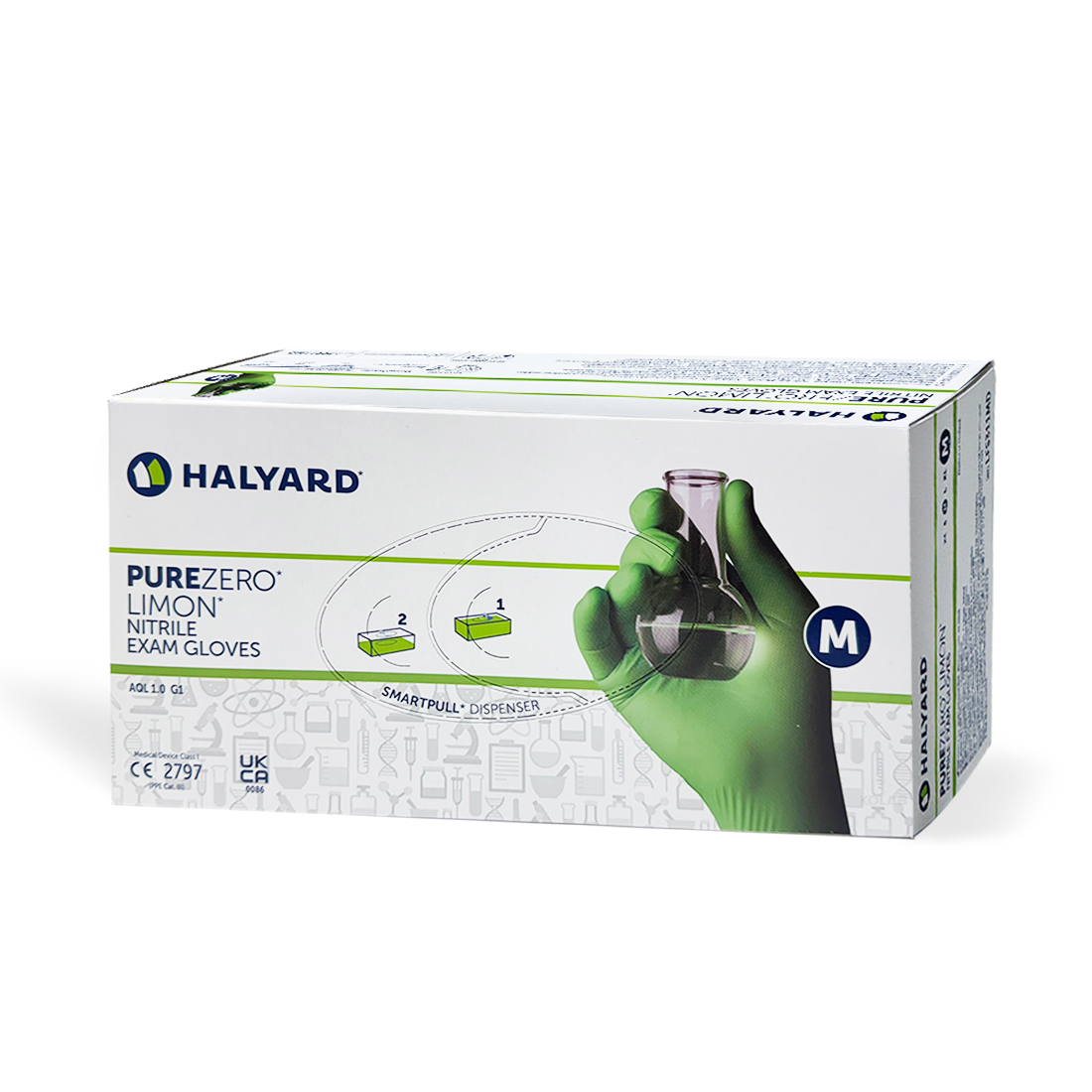 [당일출고] HALYARD Purezero Limon Nitrile Exam Gloves/ 퓨어제로 리몬 니트릴 글러브