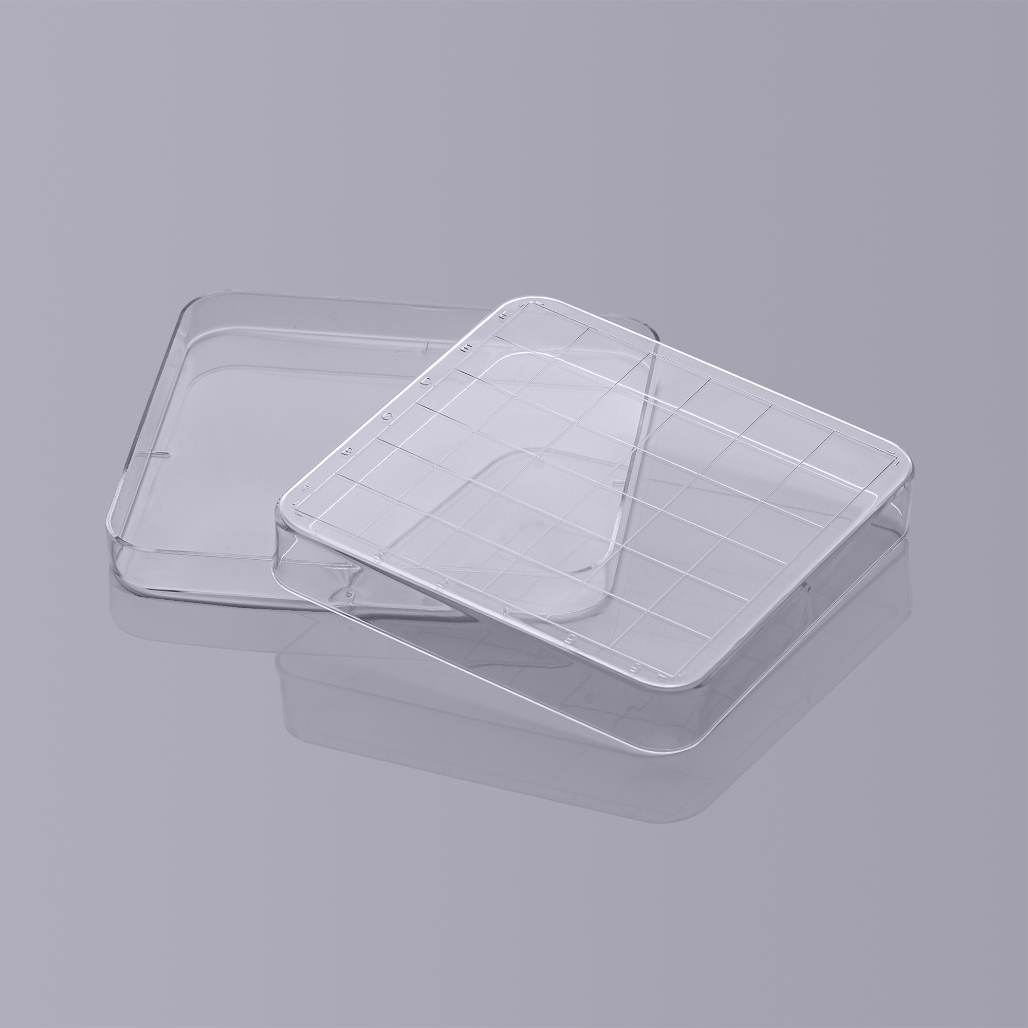 Square design petri dish, 100mm*100mm, 130mm*130mm